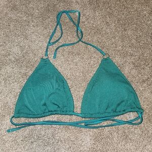 💓3/$15 Shein 0XL Dark Green Bikini Top